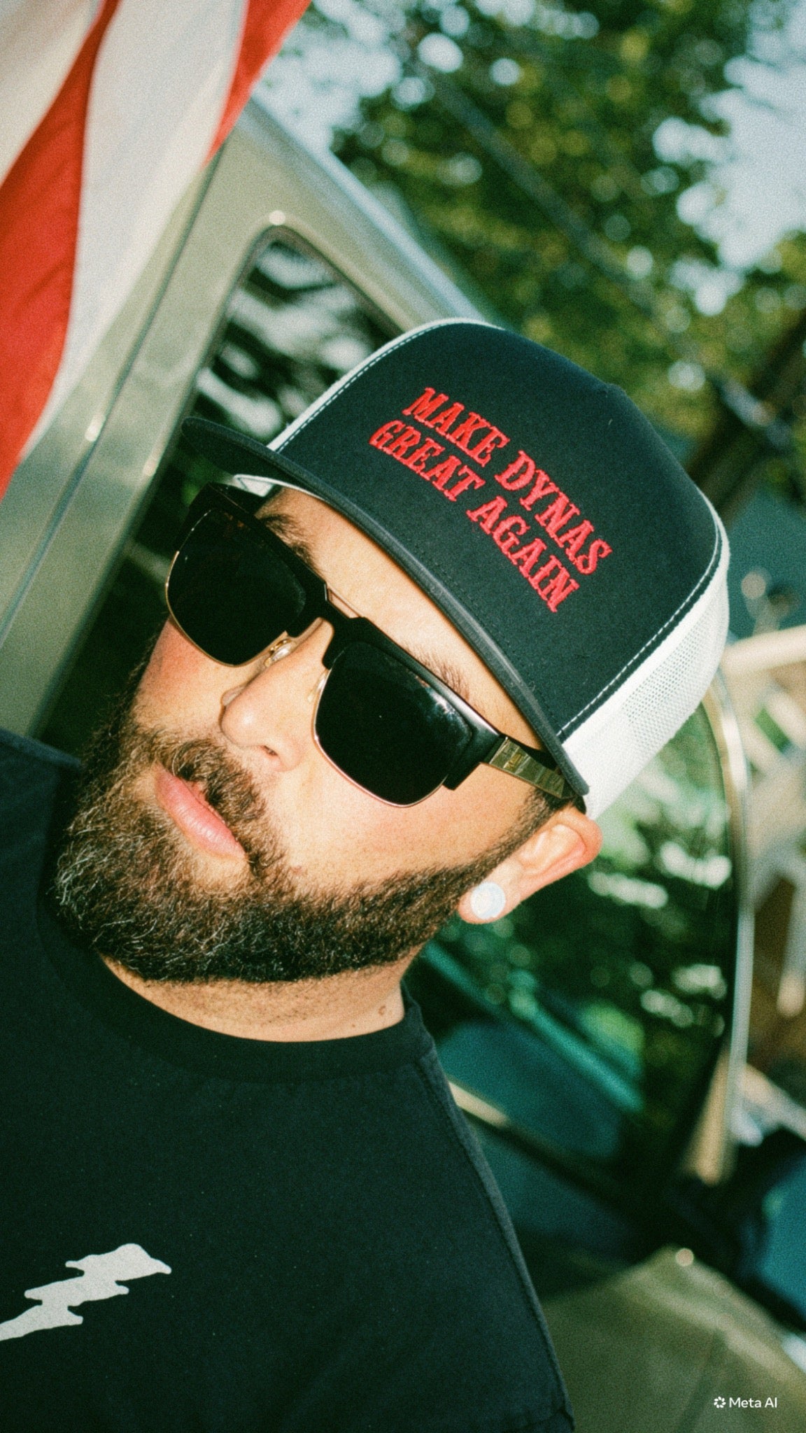 "Make Dynas Great Again" Embroidered Mesh Snapback