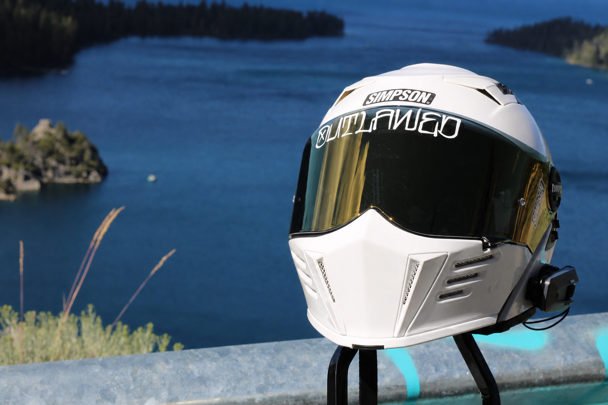 Outlawed Graffiti-Style Decal