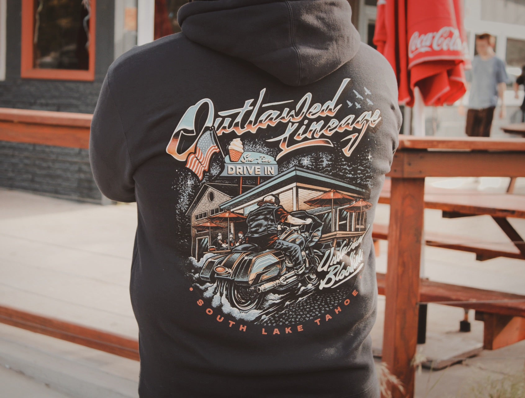 Vintage Drive-In Graphic Hoodie